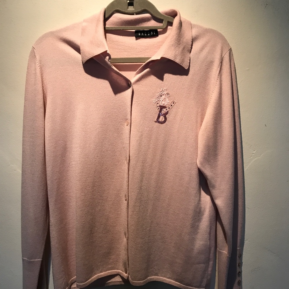 NWOT silk & cashmere Baroni sweater